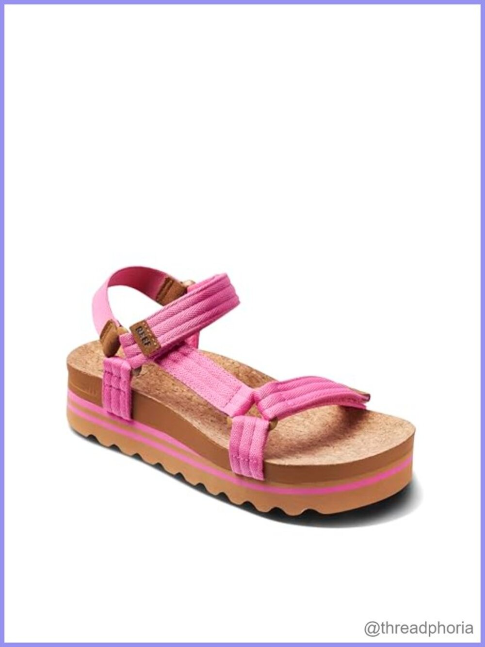 Women's Platform Sandals Vegan Leather Suede Adjustable Cushioned Arch Support